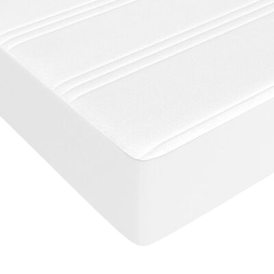 vidaXL Matelas de lit à ressorts ensachés Blanc 100x200x20 cm