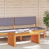 vidaXL Table d'appoint Marron 90 x 45 x 35 cm Bois d'Acacia Massif