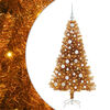 vidaXL Sapin de No&euml;l Dor&eacute; 120 cm PET