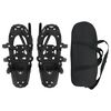 vidaXL Raquettes 3 en 1 Noir 53,5 x 21 cm Aluminium et HDPE