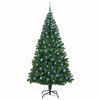 vidaXL Sapin de No&euml;l artificiel Vert 240 cm PVC, Acier et Plastique