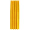 vidaXL Rideaux occultants 2 pcs Jaune moutarde 140 x 260 cm Velours
