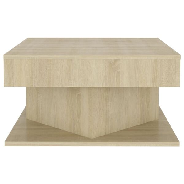vidaXL Table basse Chêne sonoma 57x57x30 cm Bois d’ingénierie
