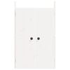 vidaXL Portes de cuisine d'ext&eacute;rieur blanc 50x9x82 cm bois pin massif