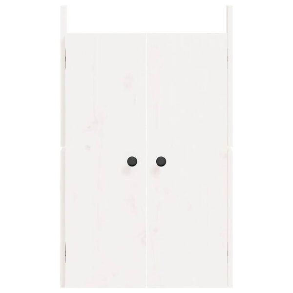 vidaXL Portes de cuisine d'ext&eacute;rieur blanc 50x9x82 cm bois pin massif