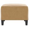 vidaXL Repose-pied Marron 70x55x41 cm Velours