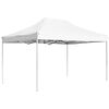 vidaXL Tente de r&eacute;ception pliable Aluminium 4,5x3 m Blanc