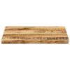 vidaXL Dessus de table bord vivant 60x40x2,5 cm bois de manguier brut