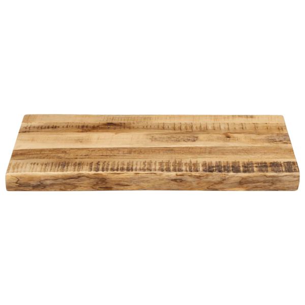 vidaXL Dessus de table bord vivant 60x40x2,5 cm bois de manguier brut
