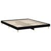 vidaXL Cadre de lit sans matelas noir 200x200 cm bois d'ingénierie