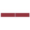 vidaXL Auvent lat&eacute;ral r&eacute;tractable Rouge 180x1200 cm
