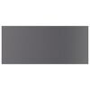 vidaXL Panneaux biblioth&egrave;que 8 pcs Gris brillant 80x30x1,5cm Agglom&eacute;r&eacute;