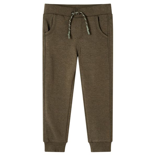 Pantalon de survêtement pour enfants mélange kaki 116