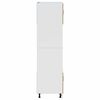 vidaXL Armoires de four 2 pcs Porto ch&ecirc;ne sonoma bois d'ing&eacute;nierie