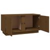 vidaXL Meuble TV Marron miel 80x35x40,5 cm Bois de pin massif