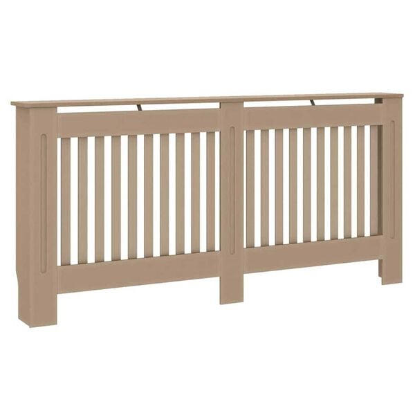 vidaXL Cache-Radiateur 2 pcs Marron 172 x 19 x 81,5cm