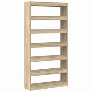 vidaXL Biblioth&egrave;que Ch&ecirc;ne Sonoma 100 x 30 x 198 cm Bois d'ing&eacute;nierie