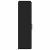 vidaXL Armoire murale de salle de bain TULUM Noir 37 x 24,5 x 86 cm