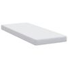 vidaXL Matelas Blanc 80 x 200 cm Tissu jacquard