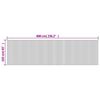 vidaXL Cloison de s&eacute;paration marron largeur 600 cm hauteur 165 cm bambou