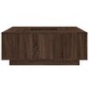 vidaXL Table basse chêne marron 100x100x40 cm bois d'ingénierie