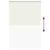 vidaXL Store enrouleur occultant blanc cass&eacute; 160x230 cm largeur tissu