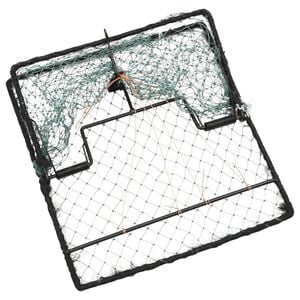 vidaXL Pi&egrave;ge &agrave; oiseaux vert 34x32 cm acier