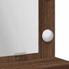 vidaXL Table de Toilette Chêne brun 50 x 41 x 135 cm Bois d'ingénierie