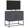 vidaXL Meuble TV anthracite 68,5x39x60,5 cm acier