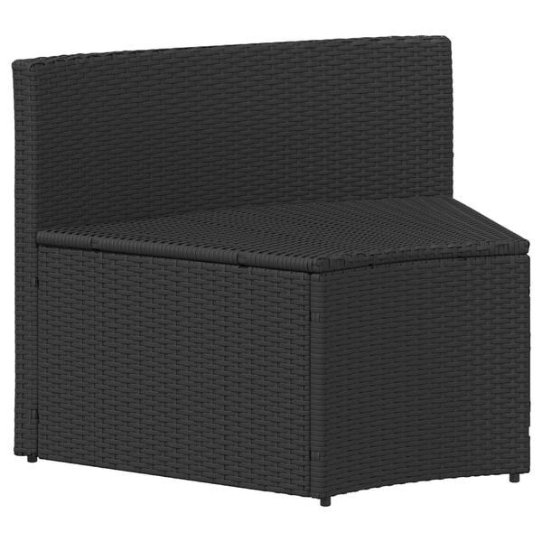vidaXL Ensemble de Canap&eacute;s 2 pcs Noir