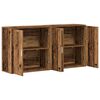 vidaXL Buffet 2 pcs Bois ancien 79 x 38 x 80 cm Bois d'ing&eacute;nierie