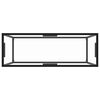 vidaXL Table console Transparent 100x35x75 cm Verre trempé