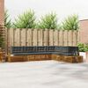 vidaXL Ensemble de canap&eacute;s d'ext&eacute;rieur 6 Pi&egrave;ce Naturel et Anthracite