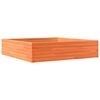 vidaXL Jardini&egrave;re cire marron 100x100x23 cm bois de pin massif
