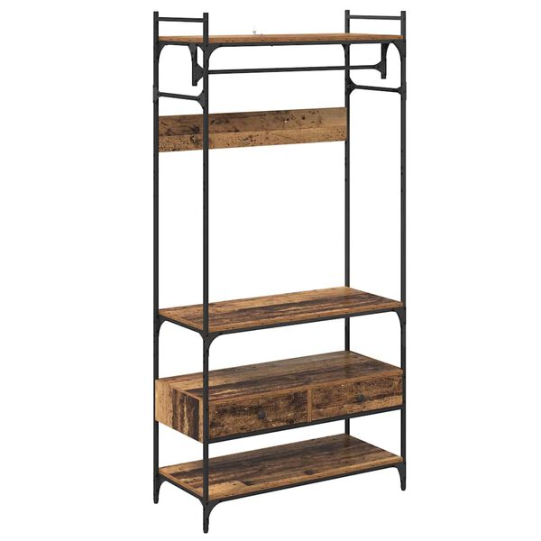 vidaXL Armoire Bois ancien 89 x 39 x 184.5 cm Bois d'ing&eacute;nierie