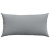 vidaXL Coussins de canapé 2 pcs Gris clair 80 x 40 cm tissu