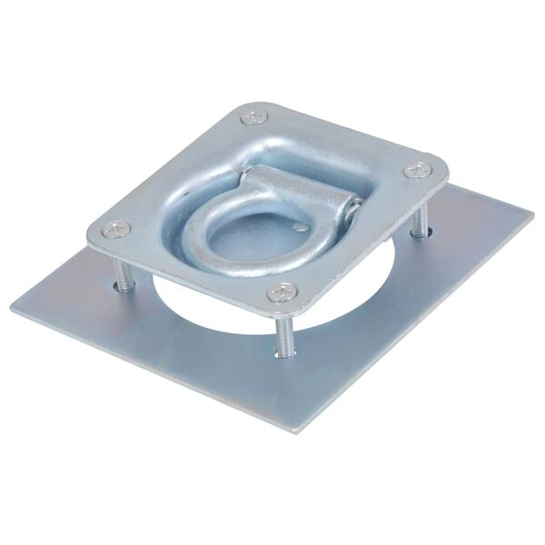 vidaXL Anneau d'arrimage pour remorque 8 pcs Acier galvanis&eacute; 2000 kg