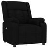 vidaXL Fauteuil de massage Noir Tissu