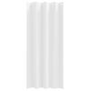 vidaXL Rideaux occultants avec anneaux 2 pcs Blanc pur 245 x 140 cm