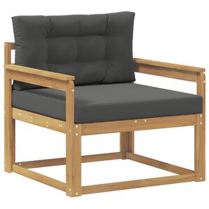 vidaXL Sofa de milieu ext&eacute;rieur Polyester Blanc
