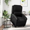vidaXL Fauteuil inclinable électrique noir similicuir