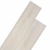vidaXL Planches de sol 18 pcs Blanc 5,26 m&sup2; PVC