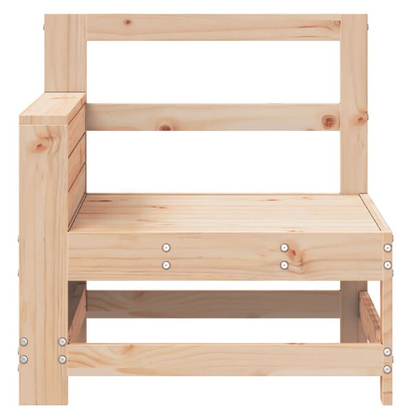 vidaXL Canap&eacute; de jardin accoudoir 69x62x70,5 cm bois massif de pin