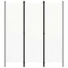 vidaXL Cloison de s&eacute;paration 3 panneaux Blanc 150x180 cm