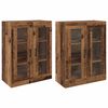 vidaXL Armoires Murailles 2 pc Bois ancien 69,5 x 34 x 90 cm