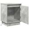 vidaXL Cabinet de chevet Gris b&eacute;ton 39 x 34,5 x 50 cm