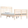 vidaXL Cadre de lit sans matelas 120x200 cm bois massif
