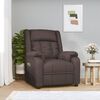 vidaXL Fauteuil de massage Marron Similicuir