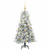 vidaXL Sapin de No&euml;l Artificiel &agrave; Branches Articul&eacute;es Blanc 120 cm
