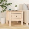 vidaXL Tables d'appoint 2 pcs 40x40x39 cm Bois massif de pin